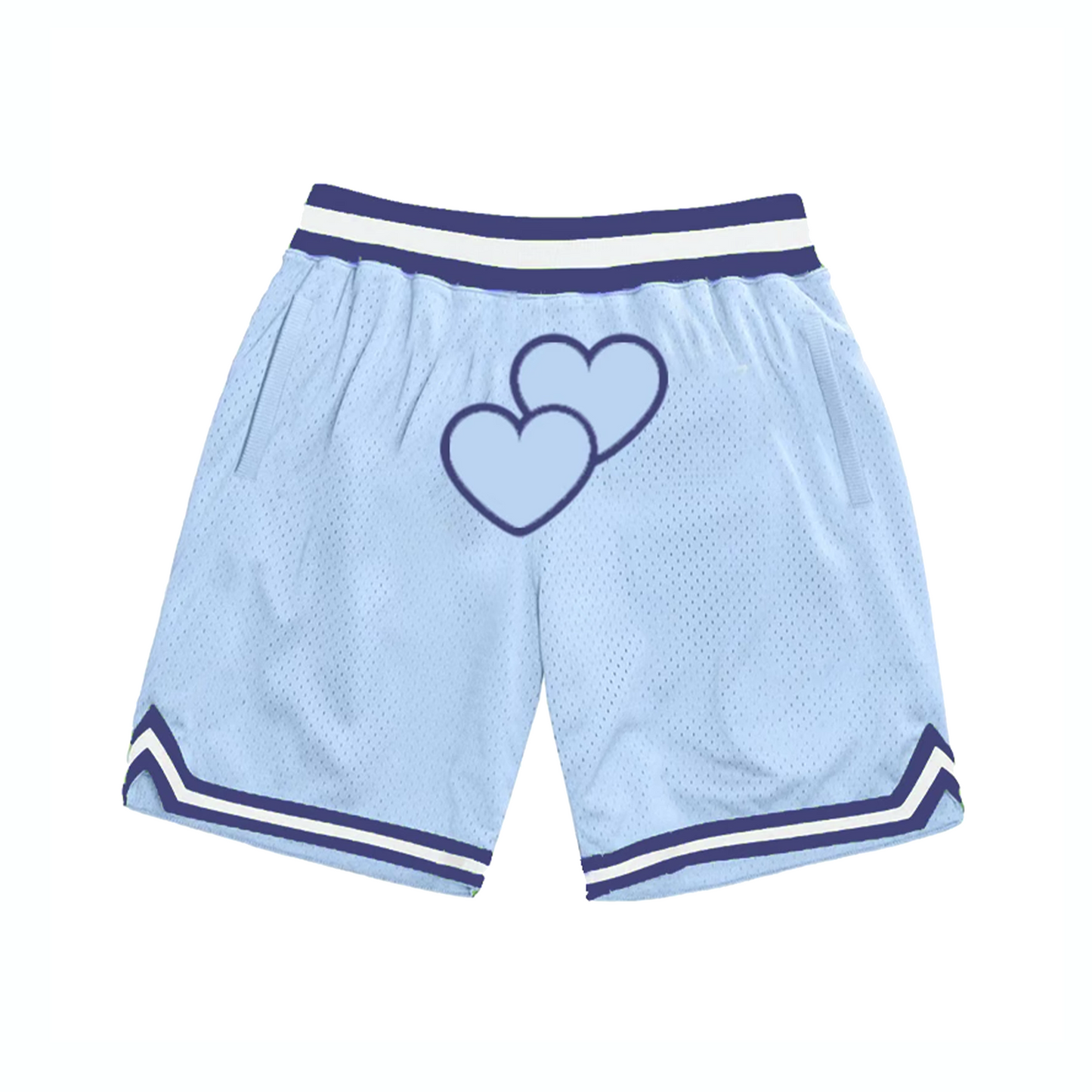 Pre Order - Blue Hearts Basketball Shorts